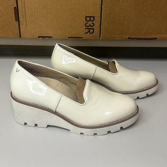 Vionic WIlla Wedge - cream - size 7 wide - Picture 1 of 6